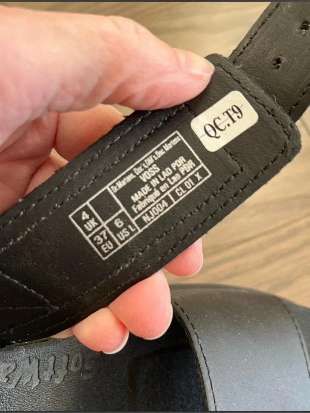 Dr. Martens Black Platform Strap Sandals